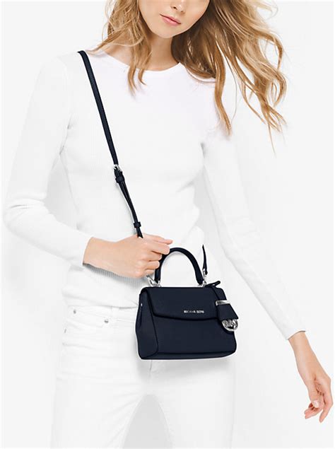 michael kors ava small saffiano leather crossbody|MICHAEL Michael Kors Women's Ava Cross Body Bag, Soft .